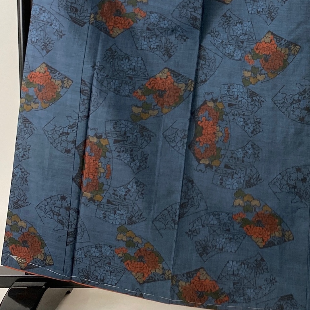 紬 身丈164cm 裄丈64cm 正絹 美品 優品 【中古】