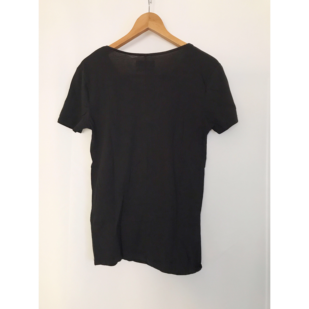 ZARA(ザラ)の【美品】ZARA Tシャツ2着セット メンズS 黒・グレー メンズのトップス(Tシャツ/カットソー(半袖/袖なし))の商品写真