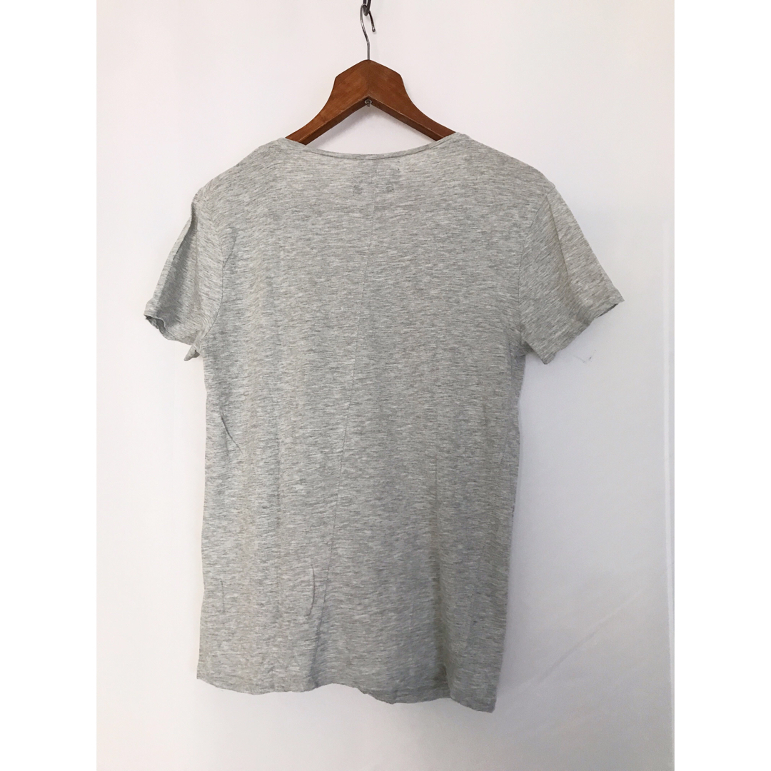 ZARA(ザラ)の【美品】ZARA Tシャツ2着セット メンズS 黒・グレー メンズのトップス(Tシャツ/カットソー(半袖/袖なし))の商品写真