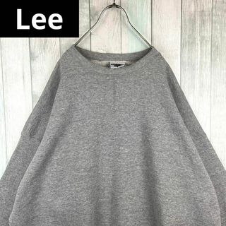 リー(Lee)の古着　リー　スウェット　90s　USA　ヘビーウェイト　ゆるだぼ　グレー　3XL(ニット/セーター)