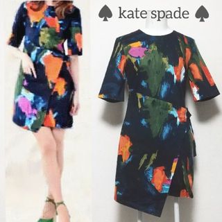 ケイトスペードサタデー(KATE SPADE SATURDAY)の【kate spade】ペイント柄 ワミニンピース(ミニワンピース)