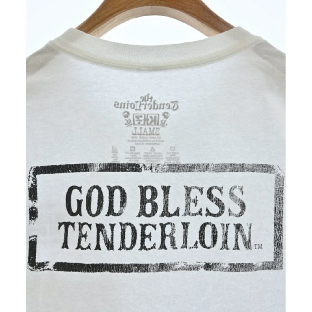 TENDERLOIN(テンダーロイン)のTENDERLOIN テンダーロイン Tシャツ・カットソー S 白 【古着】【中古】 メンズのトップス(Tシャツ/カットソー(半袖/袖なし))の商品写真