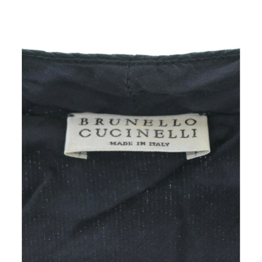 BRUNELLO CUCINELLI(ブルネロクチネリ)のBRUNELLO CUCINELLI カーディガン 36(XS位) 紺 【古着】【中古】 レディースのトップス(カーディガン)の商品写真