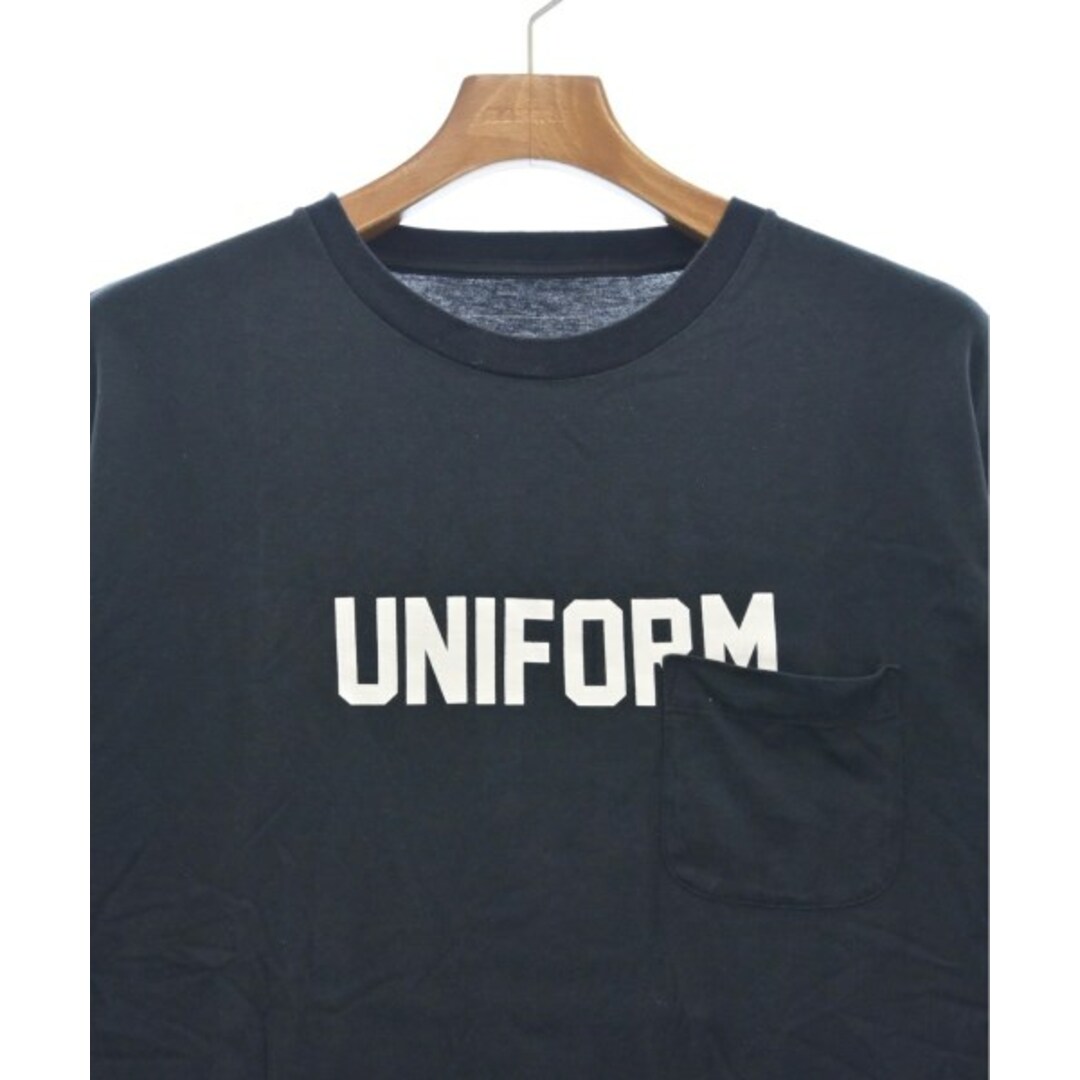 uniform experiment(ユニフォームエクスペリメント)のuniform experiment Tシャツ・カットソー 2(M位) 黒系 【古着】【中古】 メンズのトップス(Tシャツ/カットソー(半袖/袖なし))の商品写真