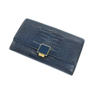 スマイソン(Smythson)のSMYTHSON スマイソン 財布・コインケース - 紺 【古着】【中古】(折り財布)