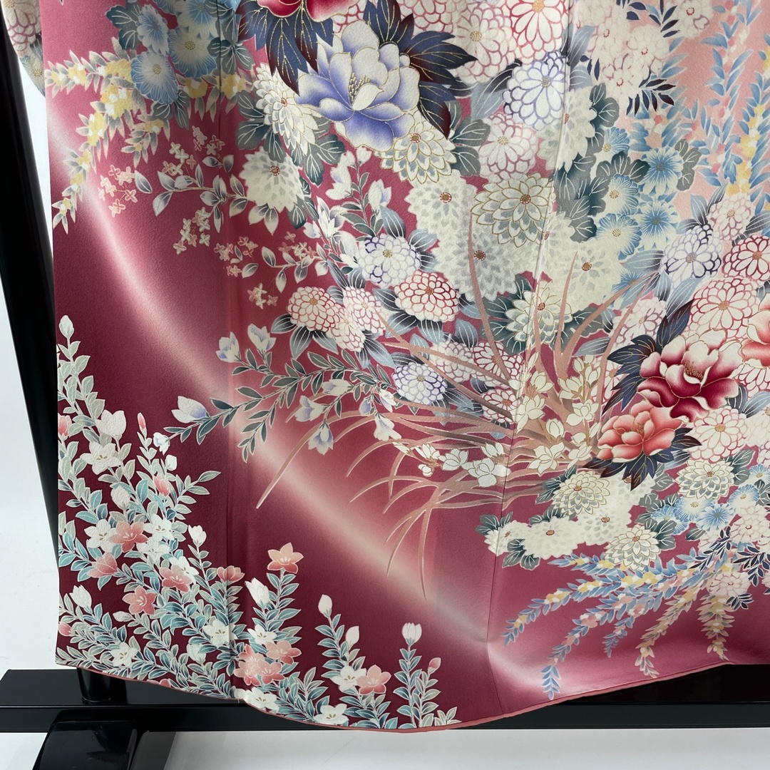 売り正規店 振袖 美品 秀品 身丈158cm 裄丈61cm 正絹 【中古】 着物