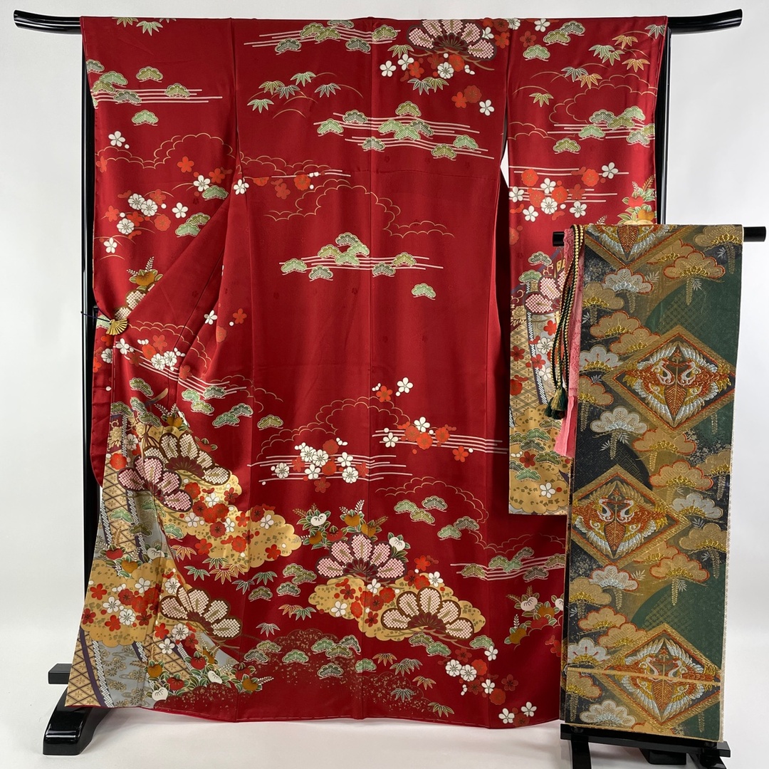 振袖 美品 秀品 身丈165cm 裄丈67cm 正絹-