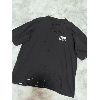 アンレーベルプロジェクト(UNRAVEL PROJECT)のUNRAVEL PROJECT クラッシュ加工Tシャツ(Tシャツ/カットソー(半袖/袖なし))
