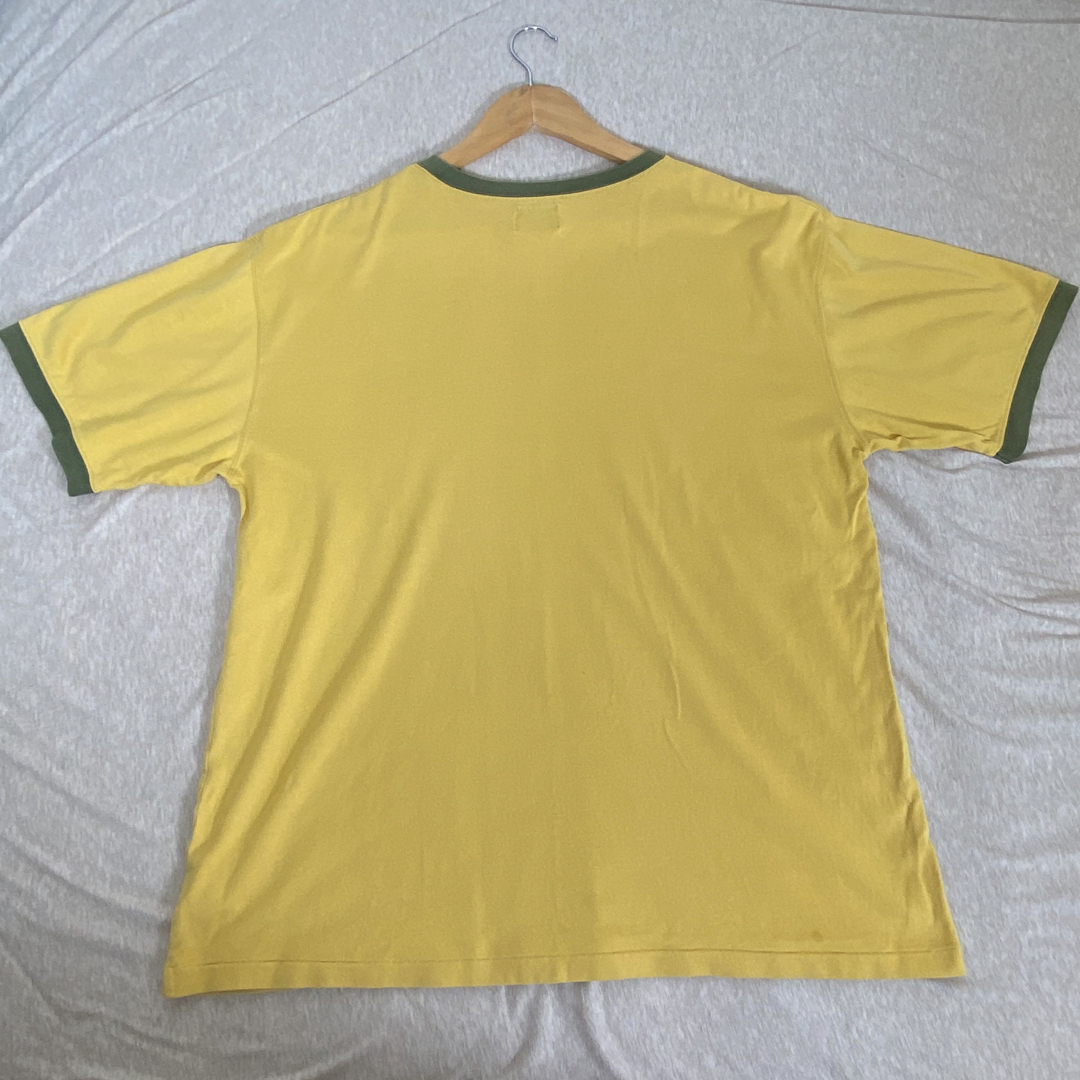 STUSSY(ステューシー)のリンガーTシャツ　ステューシー　stussy 雰囲気抜群　ワンポイントロゴ　L メンズのトップス(Tシャツ/カットソー(半袖/袖なし))の商品写真