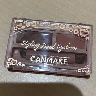 キャンメイク(CANMAKE)のCANMAKE スタイリングデュアルアイブロウ03(パウダーアイブロウ)