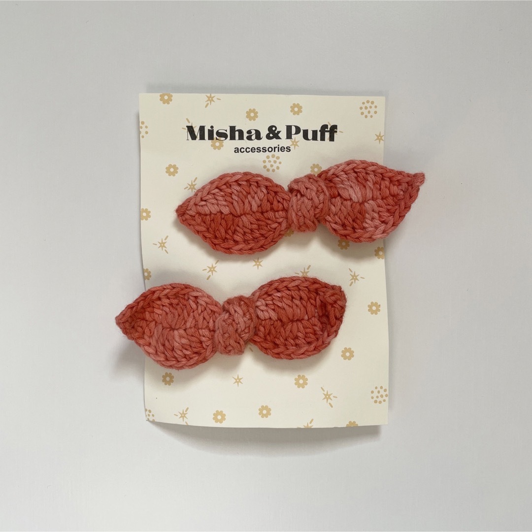 Misha & Puff(ミーシャアンドパフ)のmisha and puff  Leaf Hair Clip set キッズ/ベビー/マタニティのこども用ファッション小物(その他)の商品写真