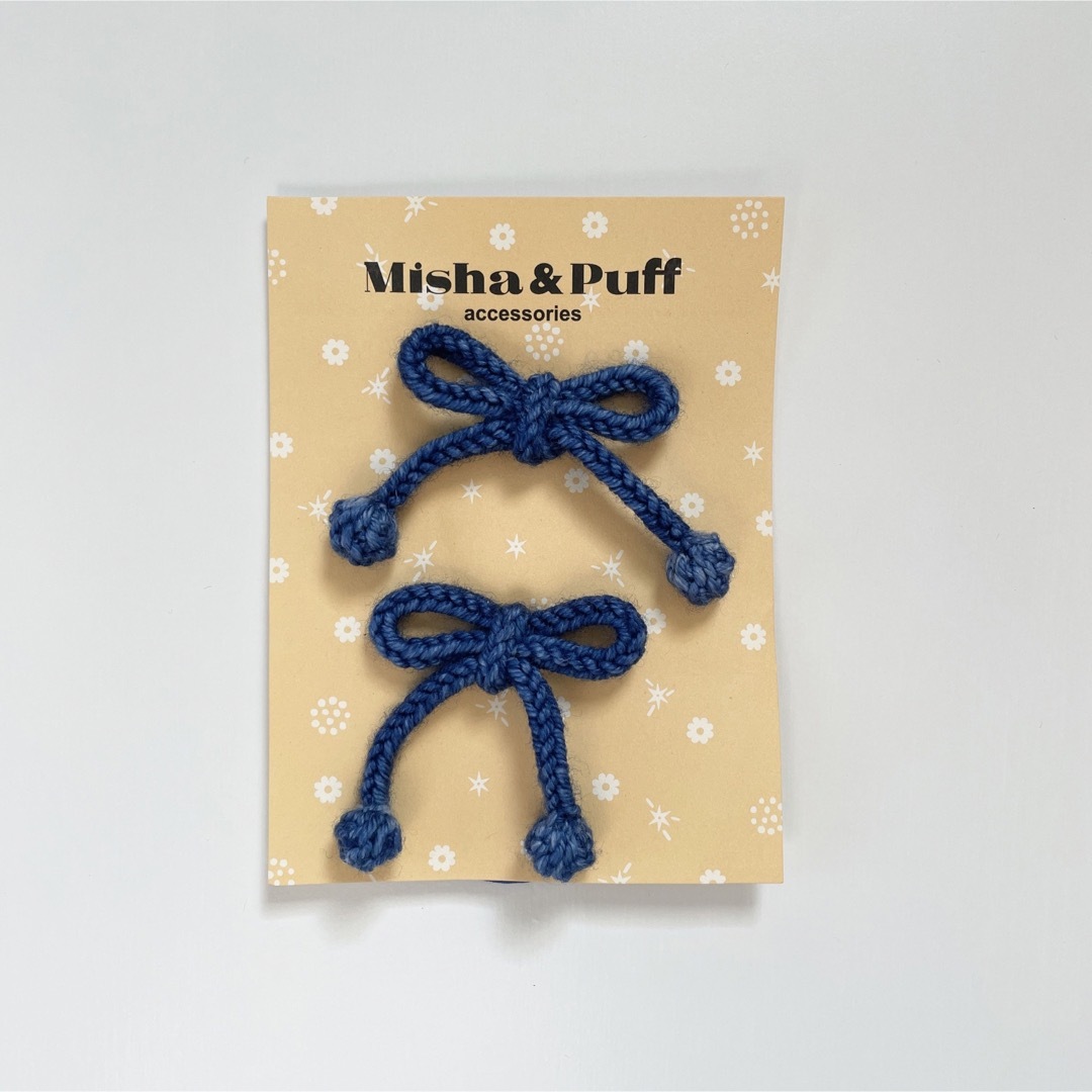 Misha & Puff(ミーシャアンドパフ)のmisha and puff  Popcorn Bow Elastic  キッズ/ベビー/マタニティのこども用ファッション小物(その他)の商品写真