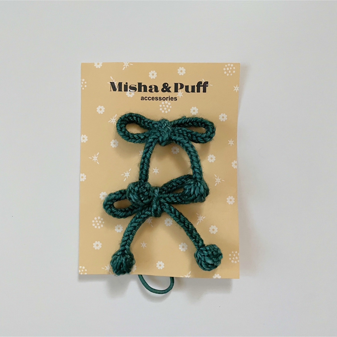 Misha & Puff(ミーシャアンドパフ)のmisha and puff Popcorn Bow Elastic  キッズ/ベビー/マタニティのこども用ファッション小物(その他)の商品写真