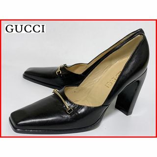 グッチ(Gucci)のGUCCI グッチ 37.5≒24cm パンプス 黒 jtl(ハイヒール/パンプス)