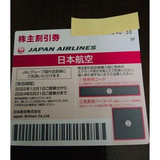 JAL 日本航空 株主優待券 1枚　2024.05.31迄(その他)