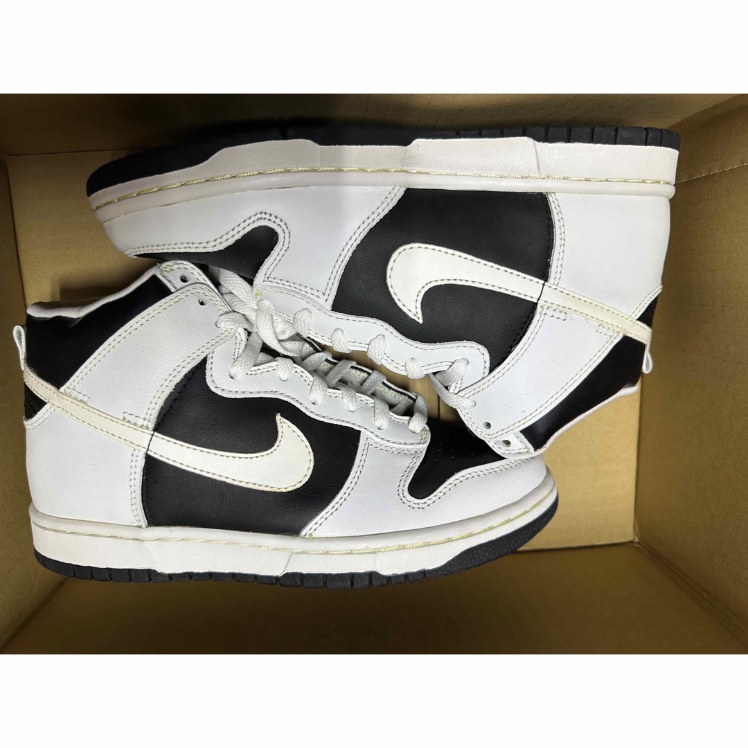 靴/シューズFL別注 1999 NIKE DUNK HIGH 黒×白 US7 新品