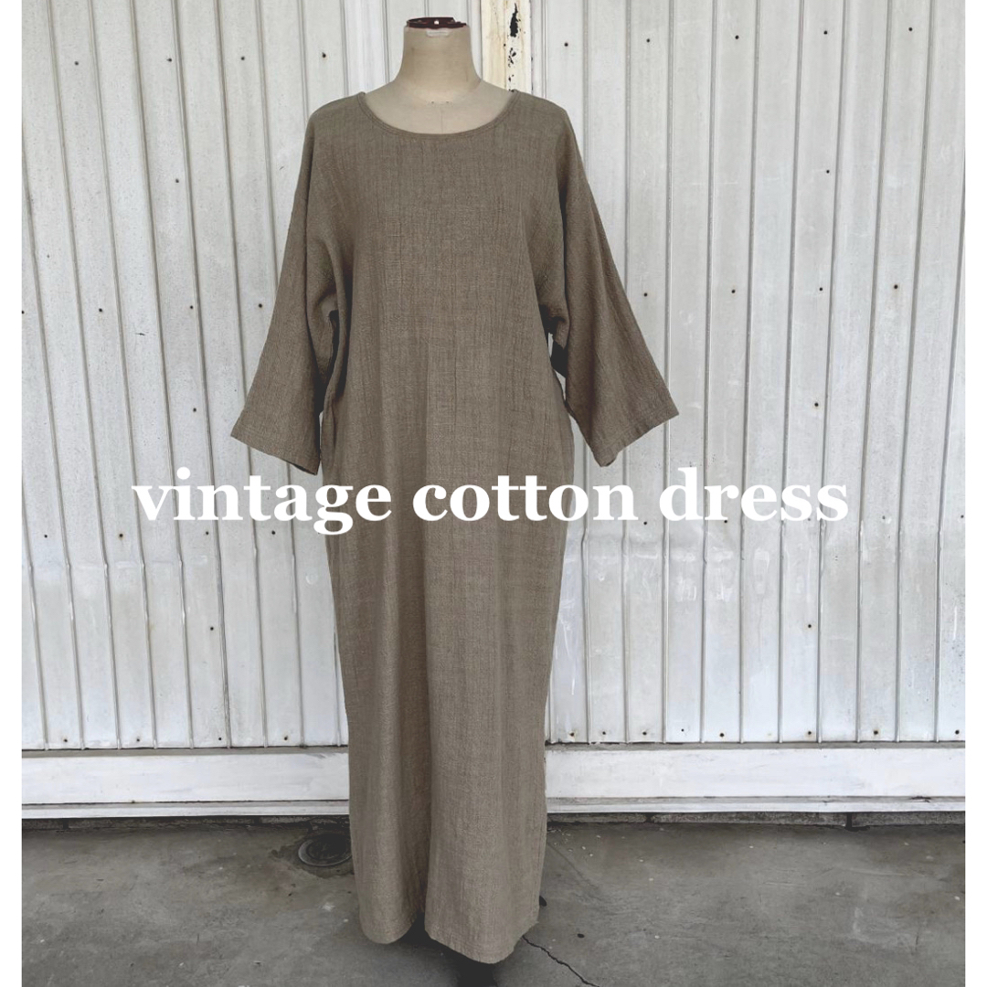 vintage cotton 100% long dress