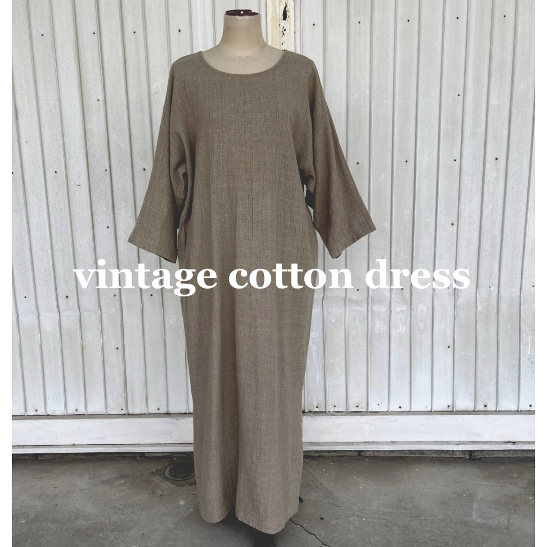 DEPT(デプト)のvintage cotton 100% long dress レディースのワンピース(ロングワンピース/マキシワンピース)の商品写真