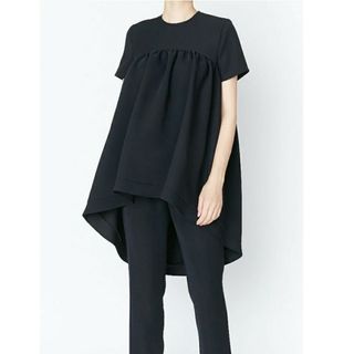 YOKO CHAN - yoko chan ヘムギャザーノースリーブブラウスの通販 by c