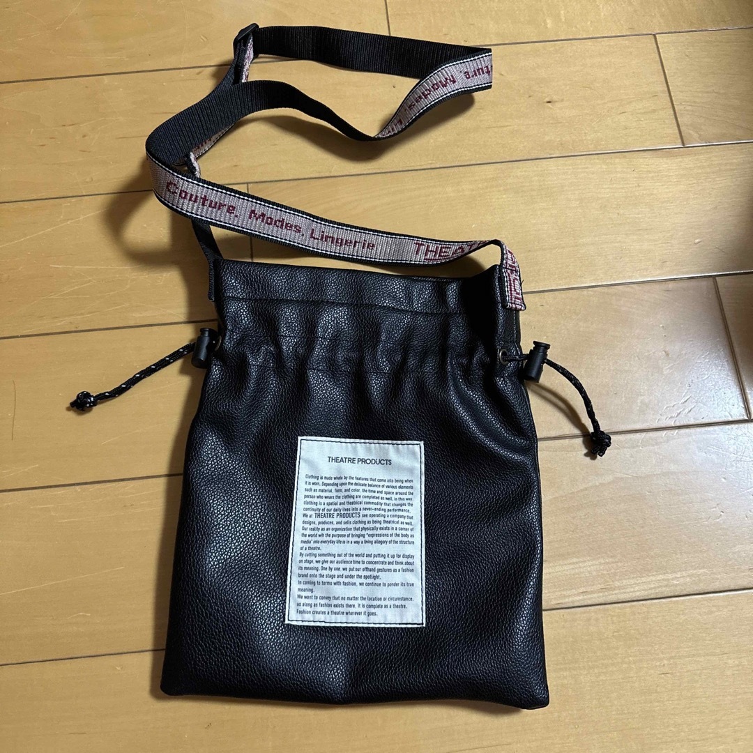 THEATRE PRODUCTS(シアタープロダクツ)の未使用　シアタープロダクツ　巾着ショルダー レディースのバッグ(ショルダーバッグ)の商品写真