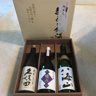 ミツコシ(三越)の久保田万寿セット(日本酒)