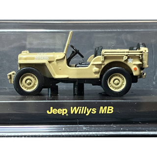 キョウショウ(京商)の京商1/64 USA2 JEEP WILLYS MB ジープ ウィリス ベージュ(ミニカー)