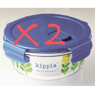 キッピス(kippis)のkippis　耐熱ガラス容器　2個セット(ファッション)