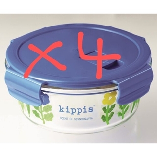 kippis - kippis　耐熱ガラス容器　4個セット