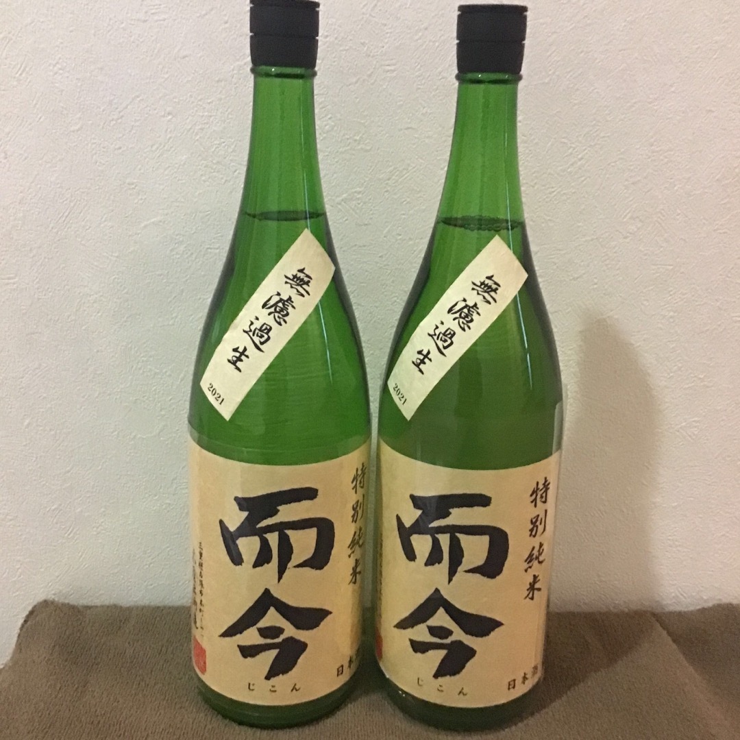 而今特別純米無濾過生　1800ml 2セット食品/飲料/酒