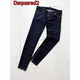 ディースクエアード(DSQUARED2)の【美品】dsquared2 ディースクエアード　スキニージーンズデニム　40(デニム/ジーンズ)