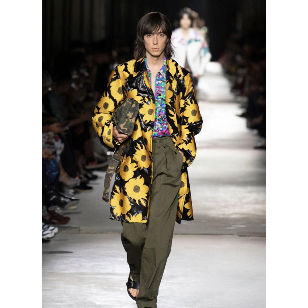 ドリスヴァンノッテン DRIESVANNOTEN 20SS 花柄 織り柄 パンツ-