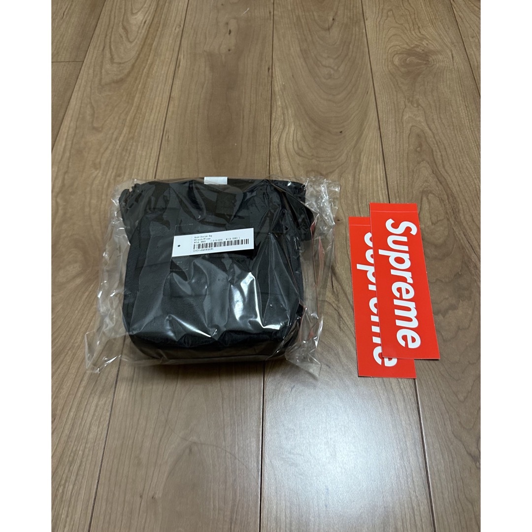 新品 Supreme Woven Shoulder Bag Black 1