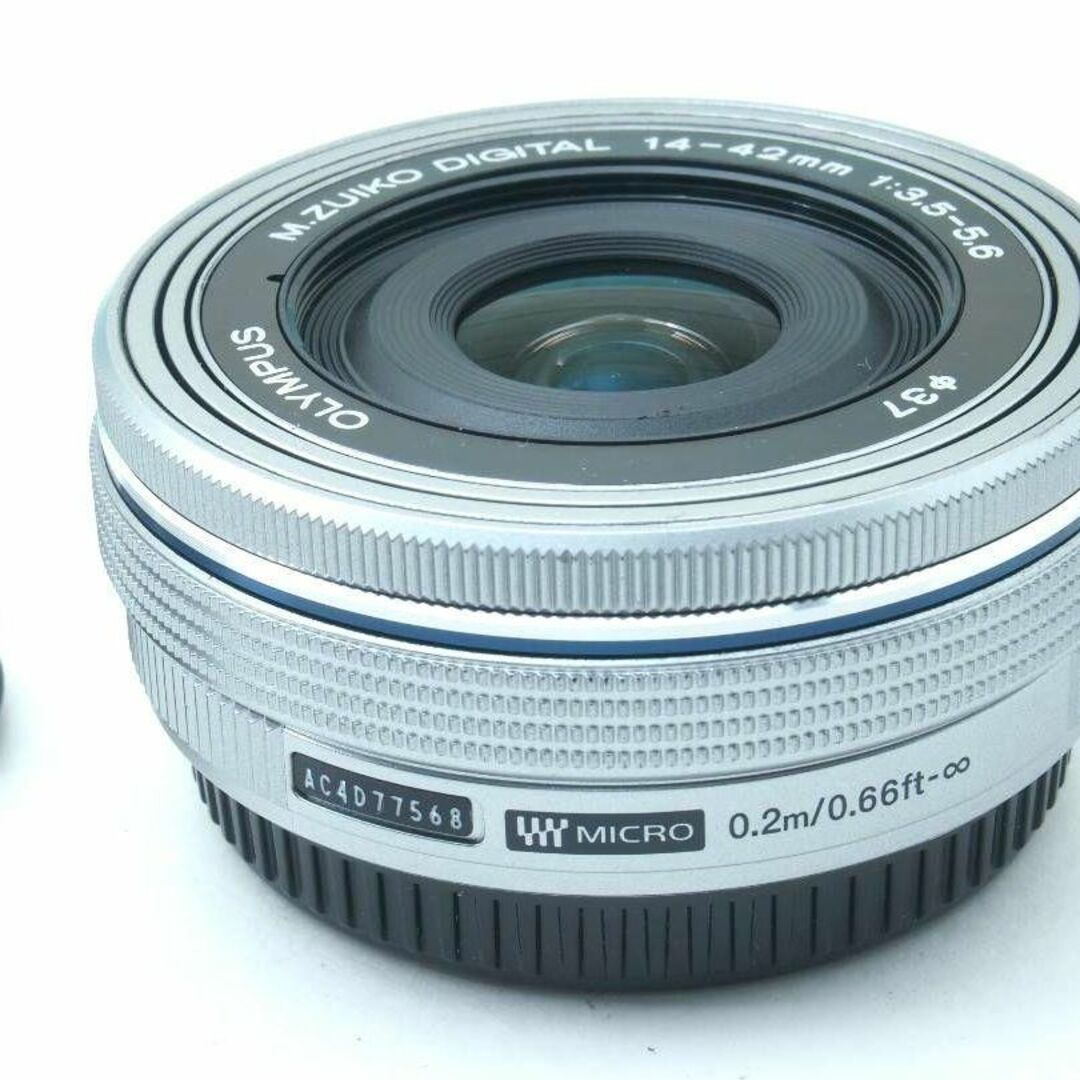 ❤️OLYMPUS パンケーキズームレンズ❤️14-42mm EZ❤️L7568-