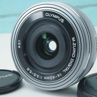 オリンパス(OLYMPUS)の❤️OLYMPUS パンケーキズームレンズ❤️14-42mm EZ❤️L7568(レンズ(ズーム))