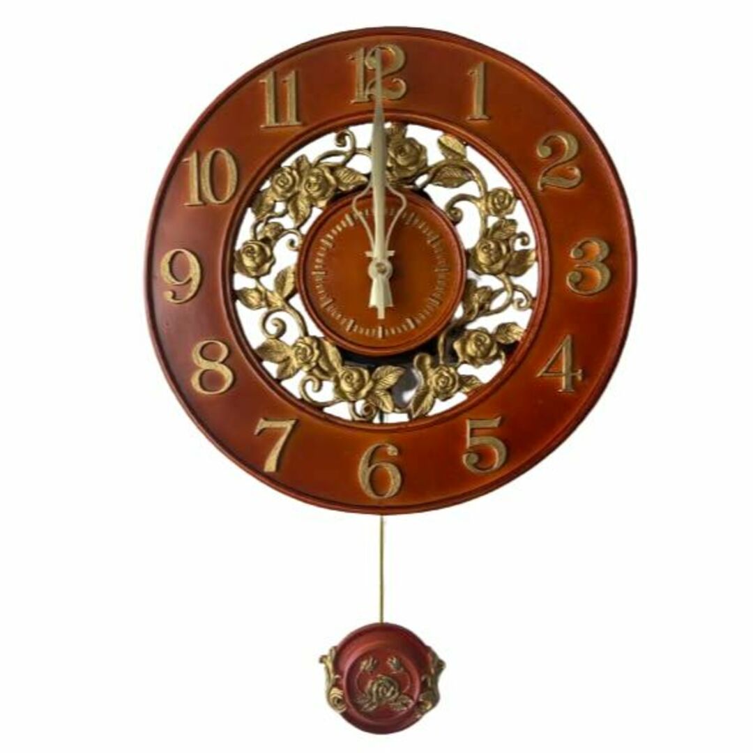 電波時計 ベイリーローズ 壁掛け時計 おしゃれ 電波時計 掛時計 北欧 時計 イ