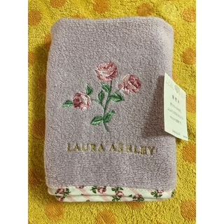 ローラアシュレイ(LAURA ASHLEY)のローラアシュレィ　ハンドタオル　薔薇刺繍(ハンカチ)