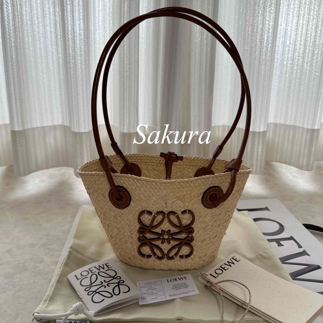 ロエベ LOEWE アナグラムバスケットバッグ ミニ-