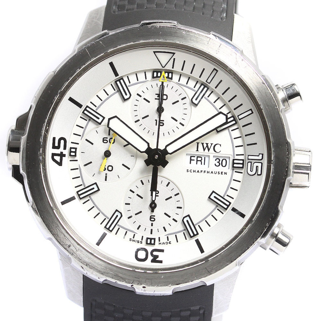 IWC SCHAFFHAUSEN IW376801 アクアタイマー クロノグラフ 自動巻き メンズ 保証書付き_722265【ev15】