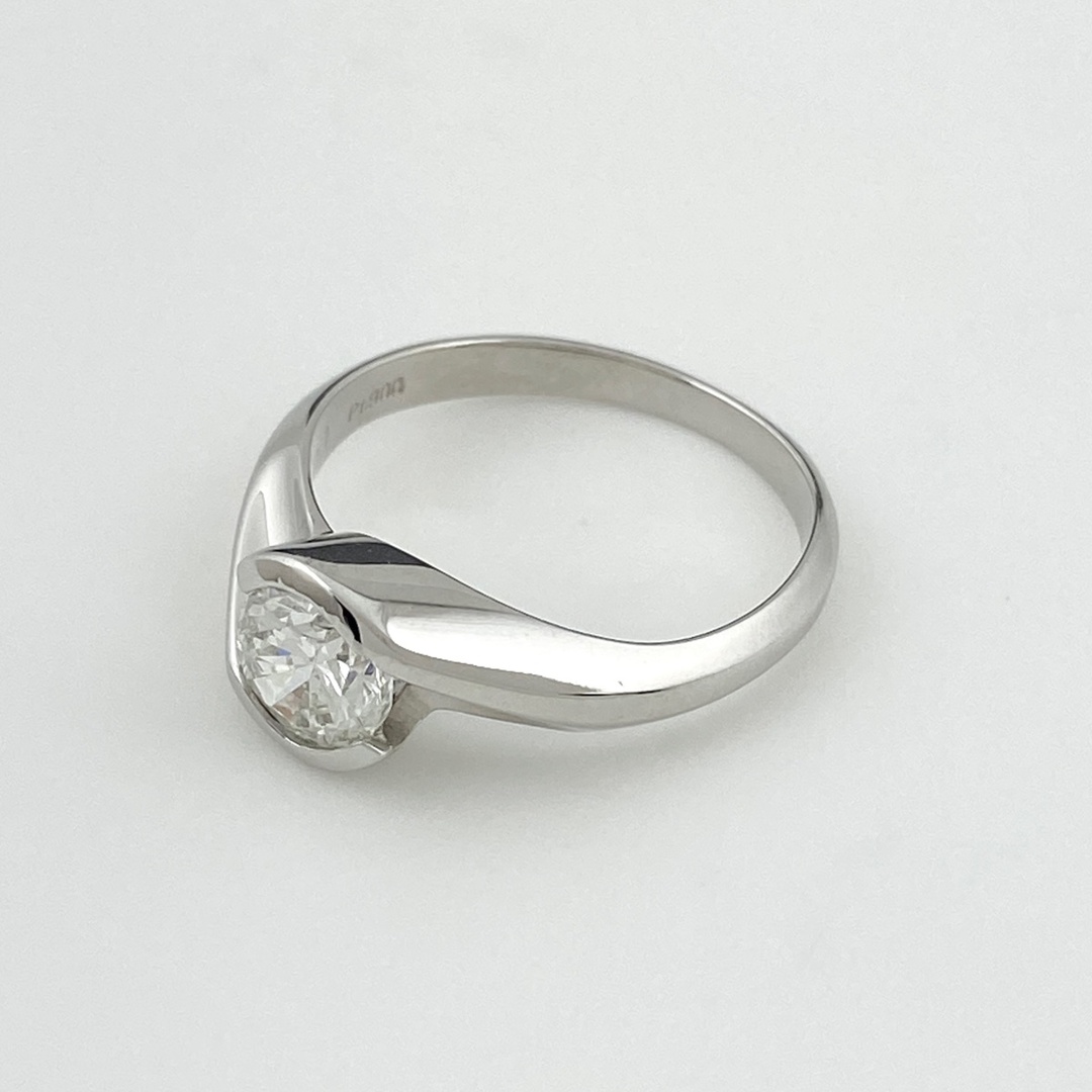 ダイヤモンド デザインリング 13号 Pt900バイセルリング - リング(指輪)