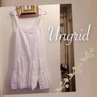 アングリッド(Ungrid)のUngridコットンワンピ♡(ひざ丈ワンピース)