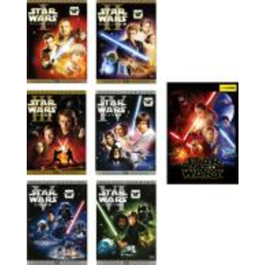 DVD▼スター・ウォーズ(7枚セット)エピソード 1 ファントム・メナス、2 クローンの攻撃、3 シスの復讐、4 新たなる希望、5 帝国の逆襲、6 ジェダイの帰還、フォースの覚醒▽レンタル落ち 全7巻