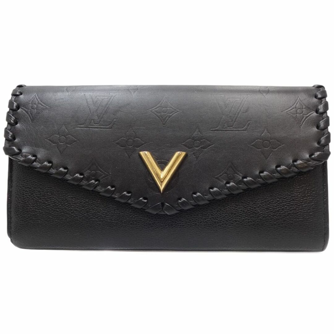 ルイ・ヴィトン LOUIS VUITTON ポルトフォイユ ヴェリー M62059 長財布 モノグラム パターン ノワール /083712【中古】