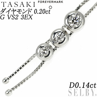 TASAKI 　タサキ トリロジー ダイヤモンド ネックレス K18WG