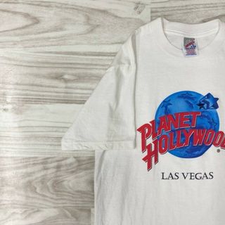 【PLANET HOLLYWOOD】 Tシャツ ホワイト S(Tシャツ/カットソー(半袖/袖なし))