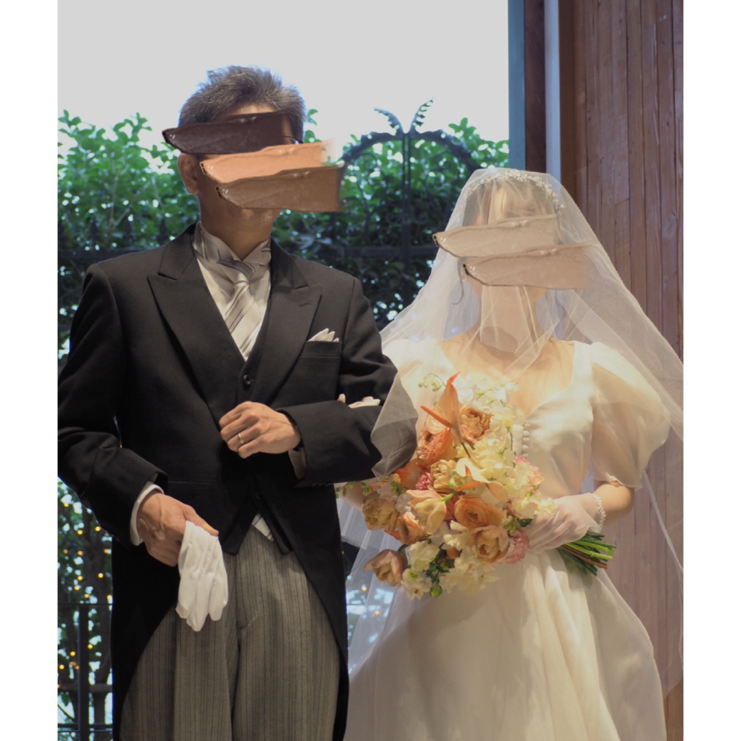 【美品】モーニングスーツ　結婚式燕尾服　タキシード 9