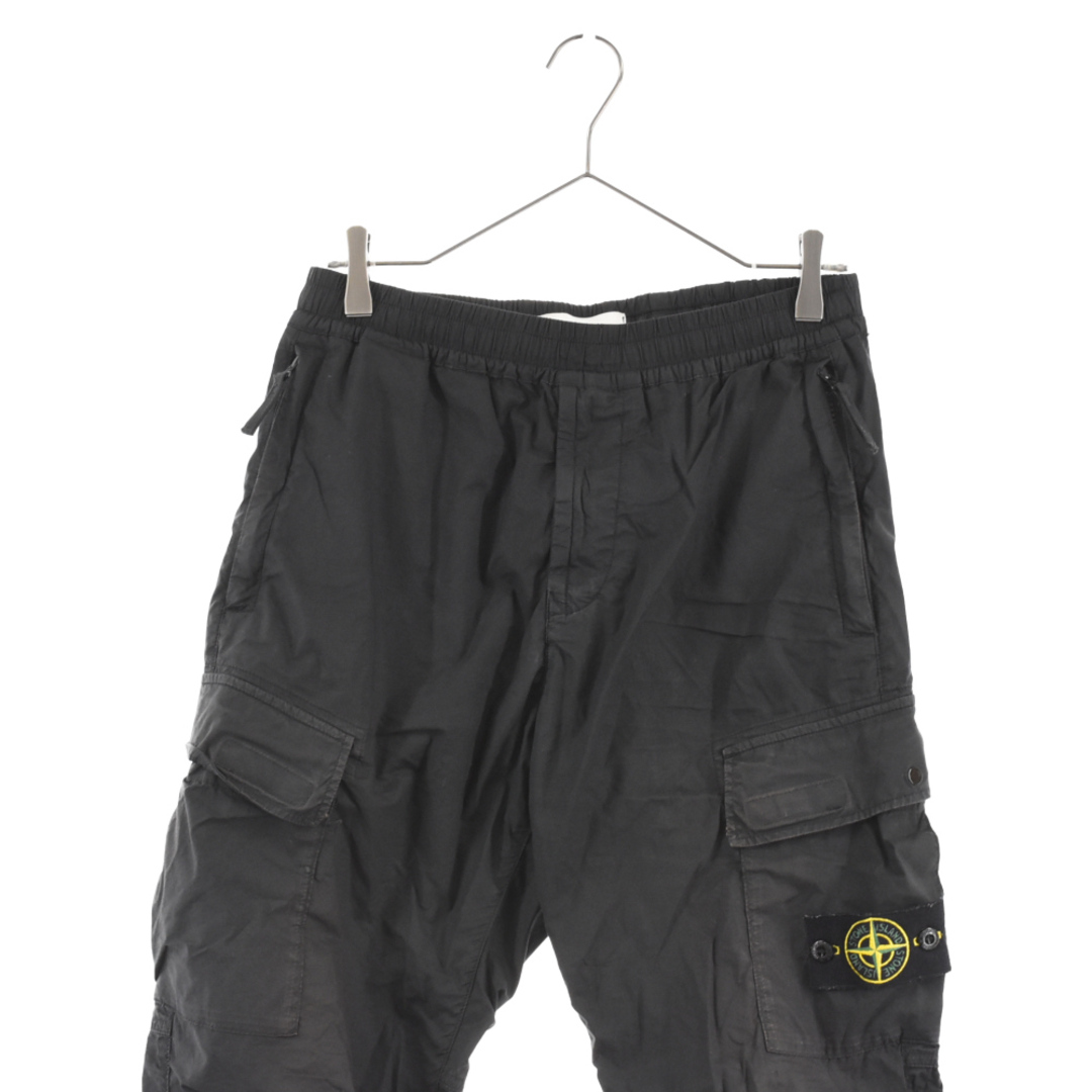 STONE ISLAND(ストーンアイランド)のSTONE ISLAND ストーンアイランド 21SS PARACUTE CARGO PANT パラキュート パッチ付きカーゴパンツ ブラック 741531303 メンズのパンツ(その他)の商品写真