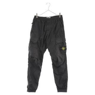 ストーンアイランド(STONE ISLAND)のSTONE ISLAND ストーンアイランド 21SS PARACUTE CARGO PANT パラキュート パッチ付きカーゴパンツ ブラック 741531303(その他)