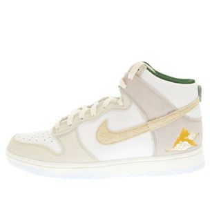 ナイキ(NIKE)のNIKE ナイキ DUNK HIGH PRM Gold Mountain ダンク ハイ PRM ゴールド マウンテン ハイカットスニーカースエード ホワイト FD0776-100 US9(スニーカー)