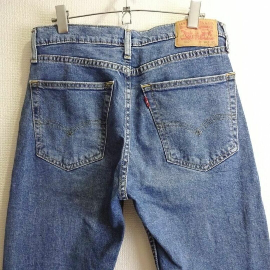 Levi's(リーバイス)のリーバイス　510　W78cm　スキニーデニム　ストレッチ　リヨセル配合　藍青 メンズのパンツ(デニム/ジーンズ)の商品写真