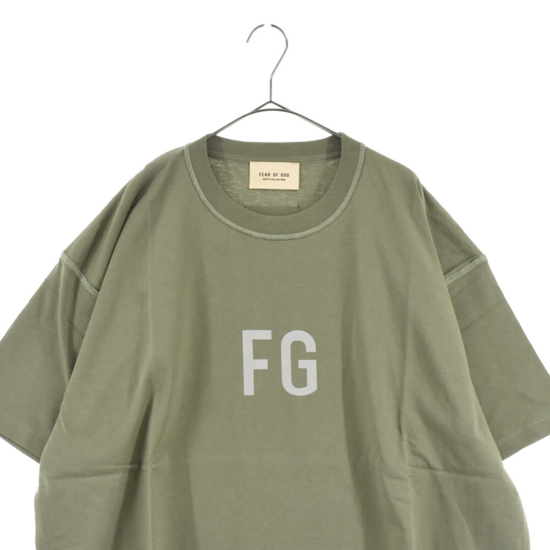 未使用★フィアーオブゴッド 6th FG リフレクターロゴプリントTシャツ